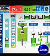 機構図付タッチパネル